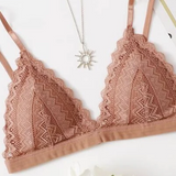 Scallop Lace Triangle Bralette